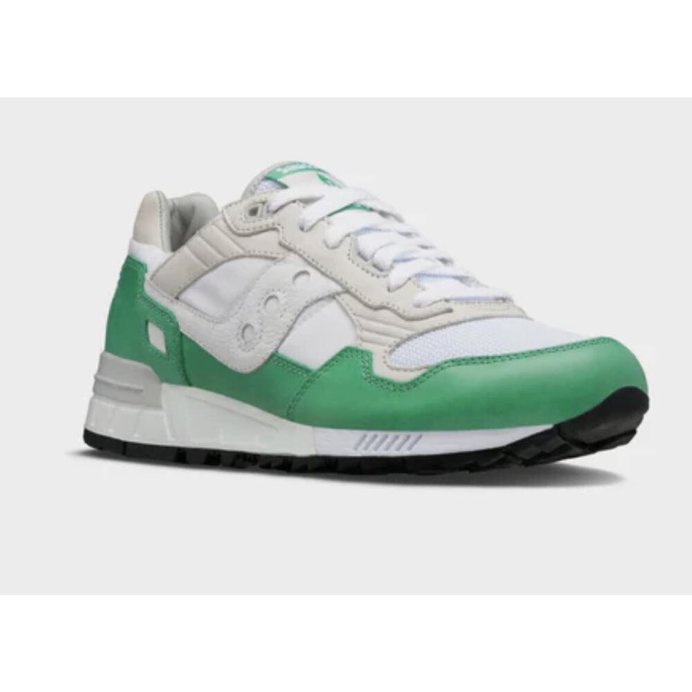 Saucony Originals Shadow 5000 White Green Suede Mens Size 9 NEW Fast Ship - Picture 7 of 12